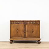 Elegant carved oak sideboard in Renaissance style from the 1930s