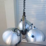 Suspension Lustre Space Age 1970 Eyeball Massive Art Belgium brushed aluminium