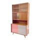 Vintage U-452 cabinet with display case and bar - Jiri Jiroutek