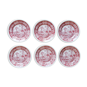 lot de 6 assiettes à