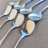 8 cuillères à glace Christofle, modèle Perles