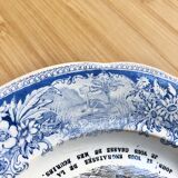 Talking plate 1850 Creil&Montereau