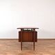 Mid-Century Polish Double-Sided Desk from Poznańskie Fabryki Mebli, 1960s.