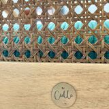 Wooden and cane chair