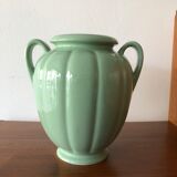 Green vintage water vase