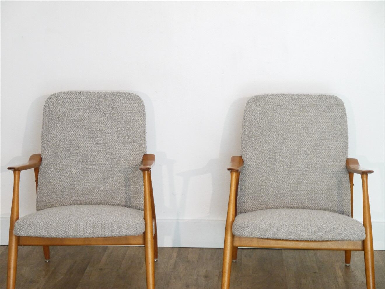 Paire de fauteuils vintage scandinave 1960