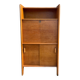 Secrétaire en bois blond 1960