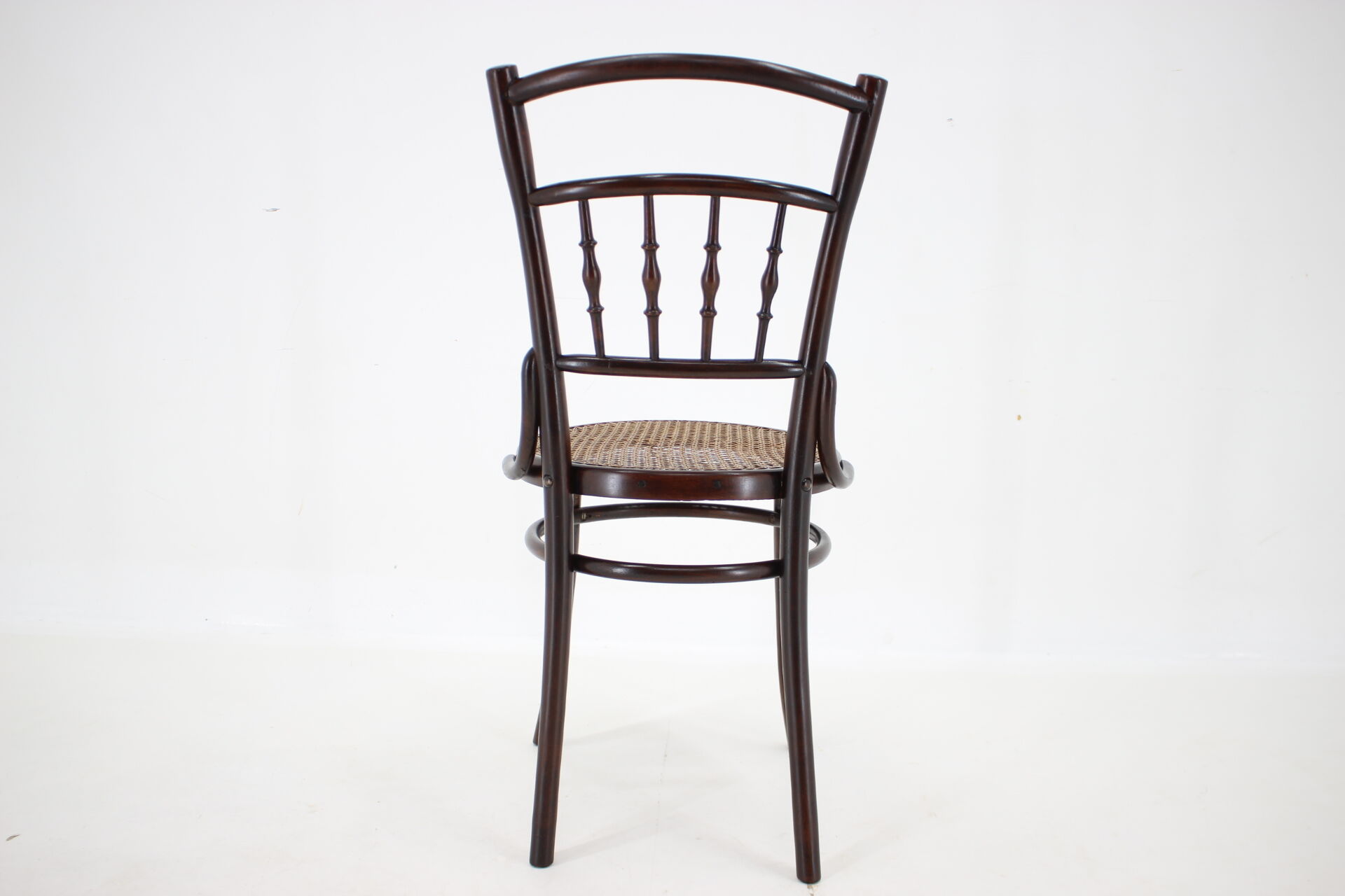 1930s Bentwood beech Chair with Pedig Seat, Austria