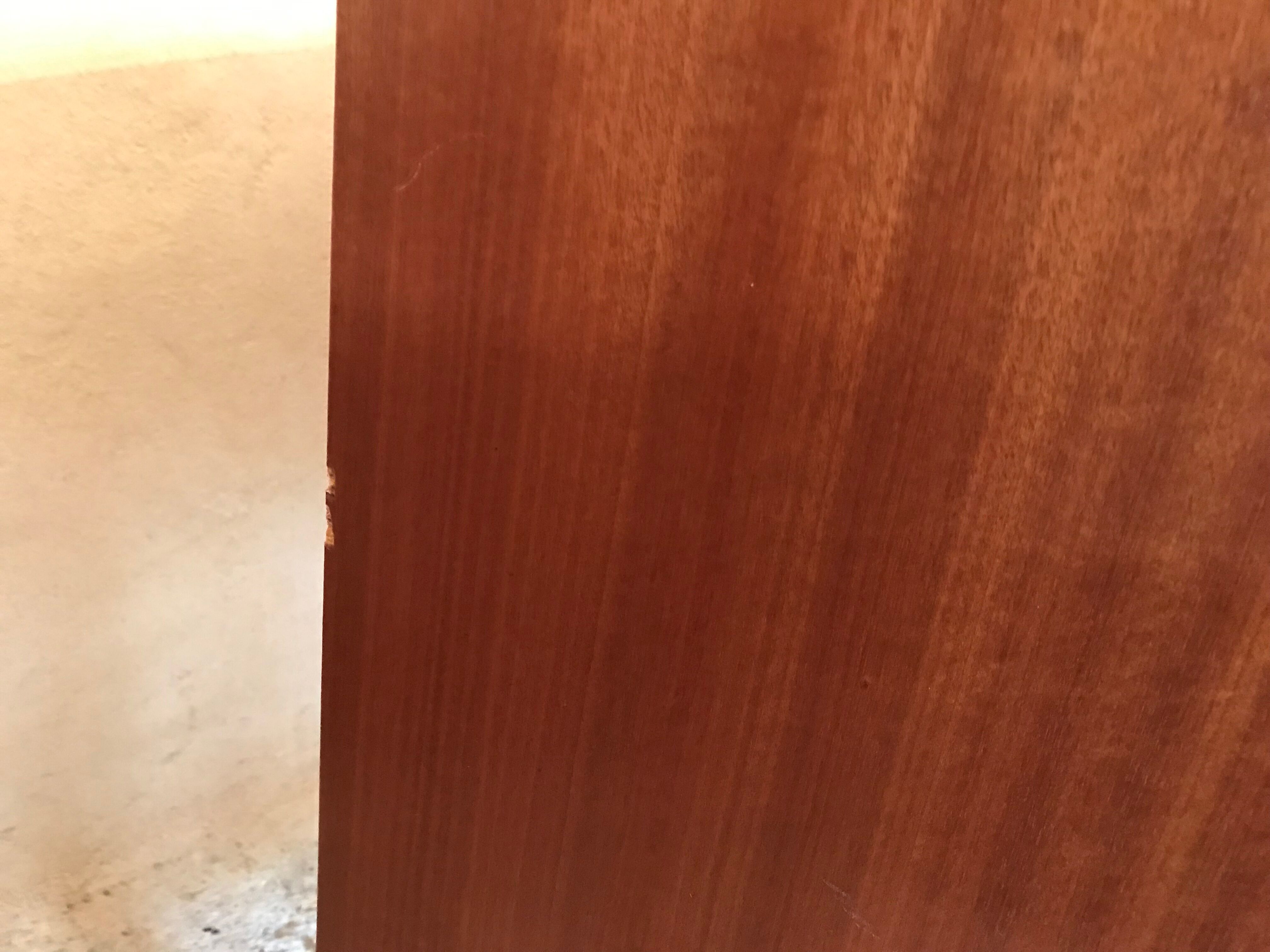 Sideboard vintage storage cabinet walnut veneer bond