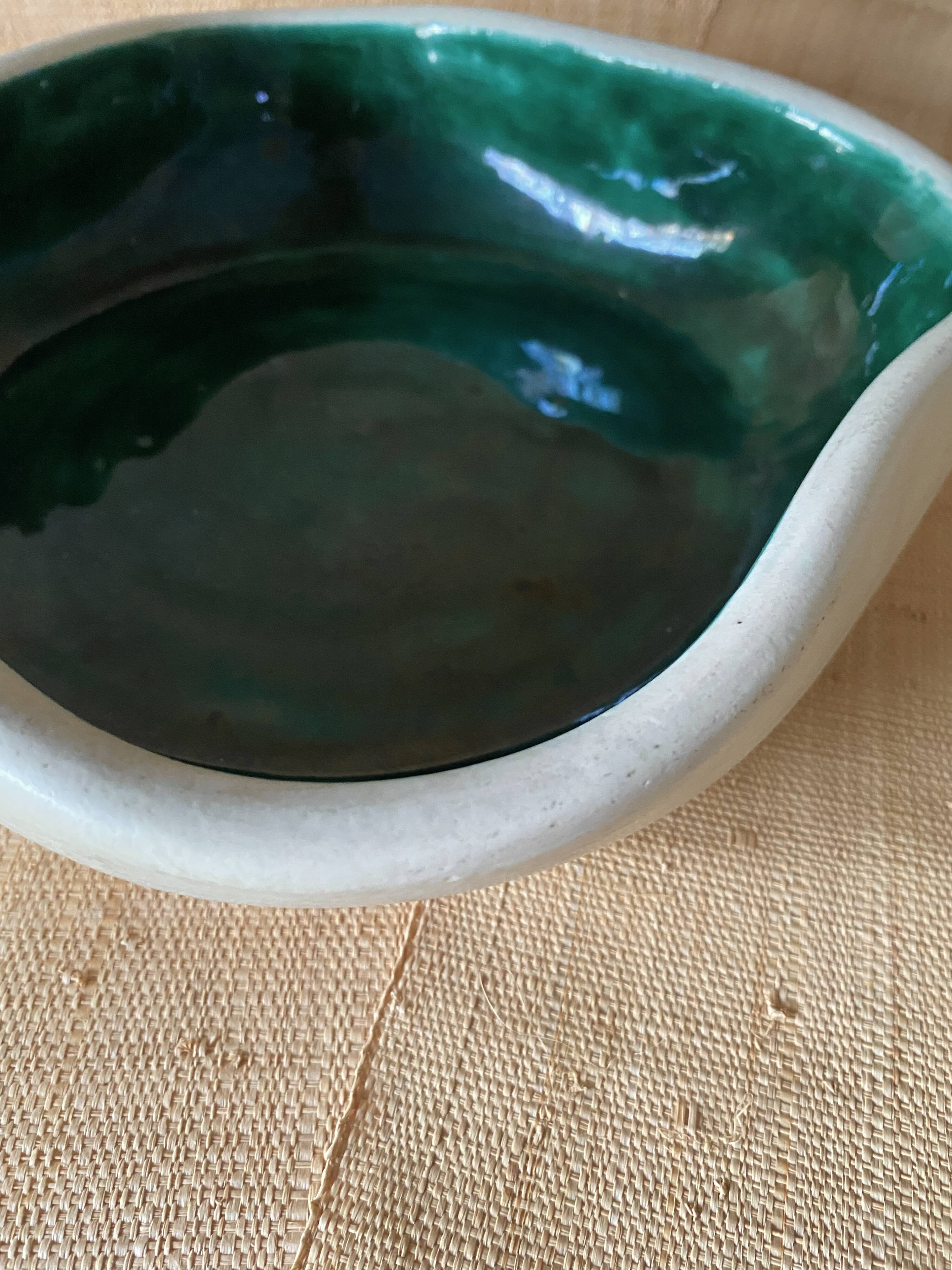 Keramos signed salad bowl, 1960s