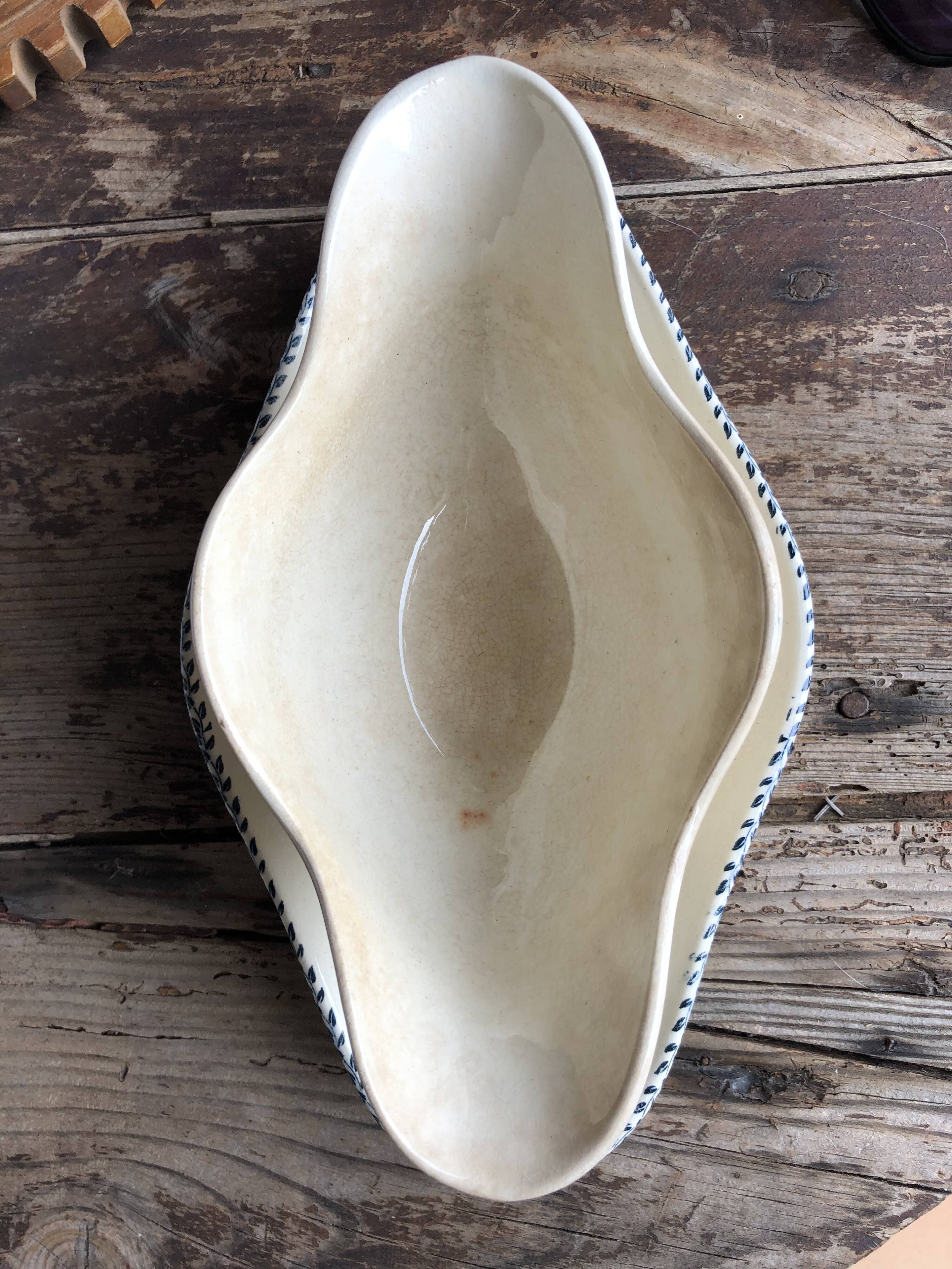 ironstone sauce boat