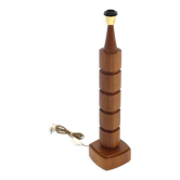 Pied de lampe de table scandinave en teck, Swedese, Suède, 1970