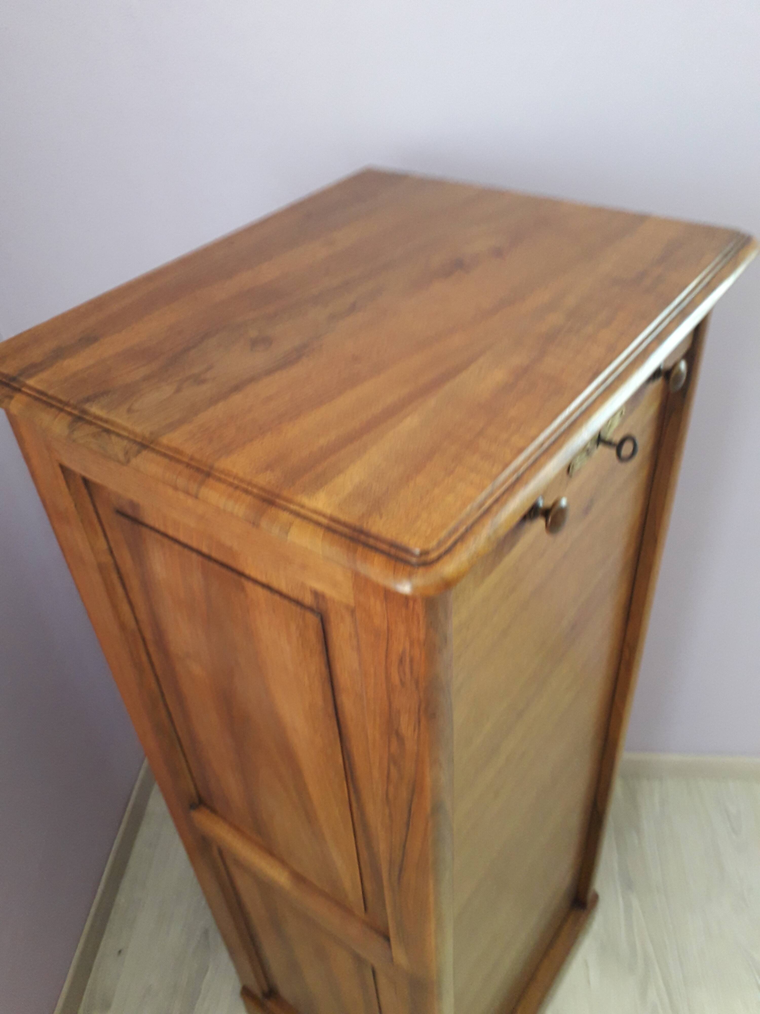 Walnut curtain binder early twentieth century