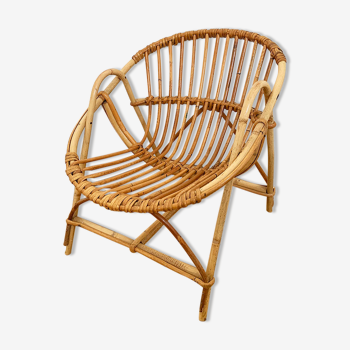 Child chair in rattan