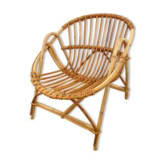 Child chair in rattan