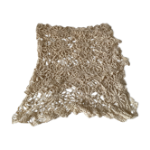 Beige cotton tablecloth