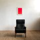 Danish leather and Rosewood armchair