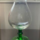 Vase vintage des années 70 en verre soufflé