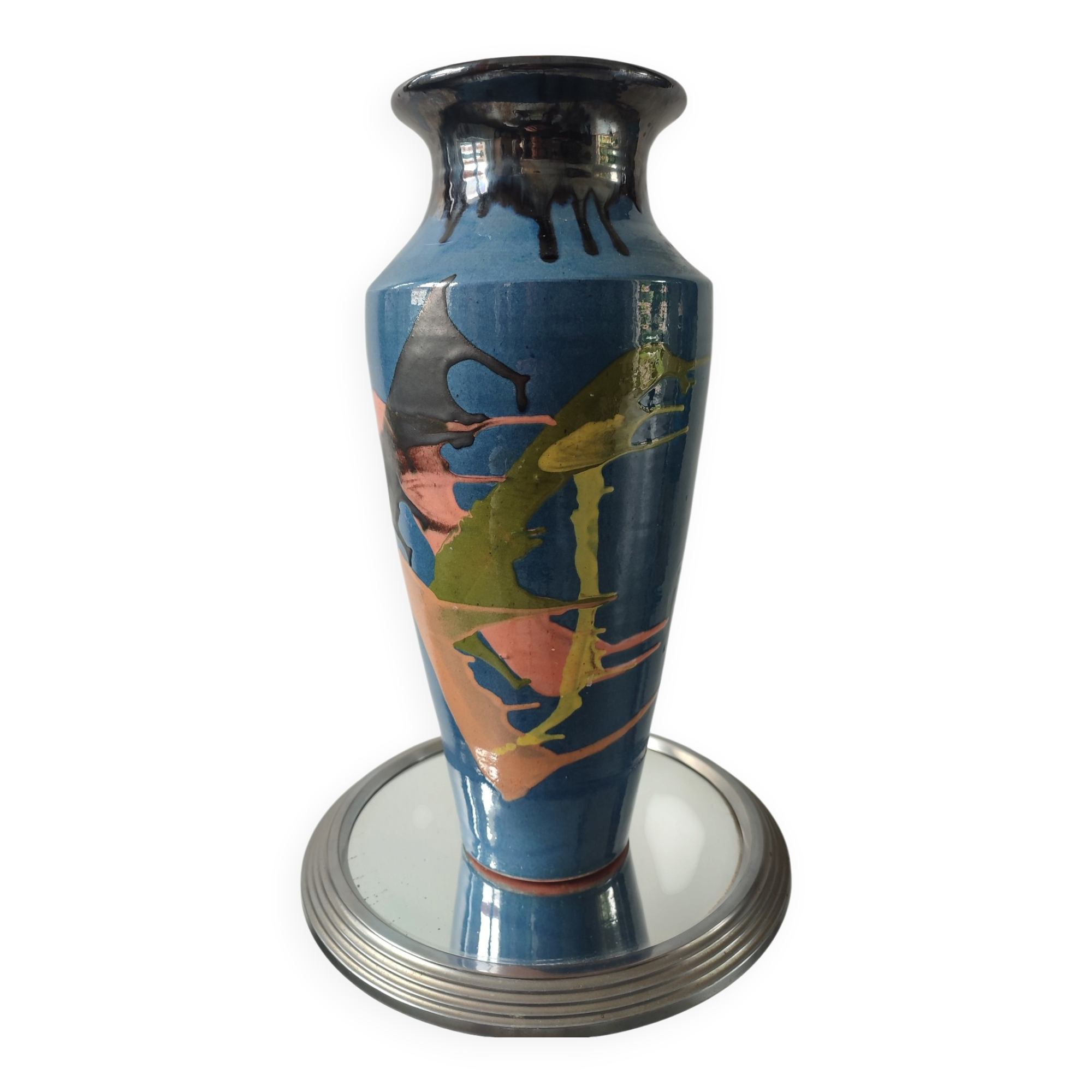 Large ceramic vase of 39 cm Atelier Thomas BUXÓ (1970)