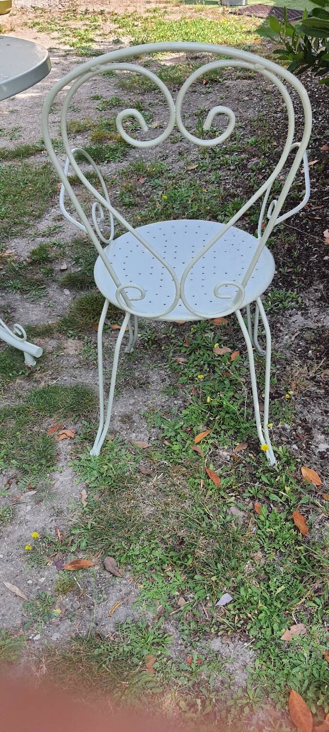 Small wrought iron living room