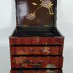 Sewing box or lacquered wood storage Japan early XX
