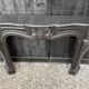 Louis XV style fireplace in black Belgian marble, circa 1880.