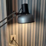 Lampe d'architecte vintage articulée avec socle Lival modèle P12