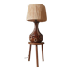 Vintage ceramic lamp base Scandinavian decoration retro floor lamp shades of brown