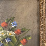 Nature morte aux fleurs sauvages, signée, milieu XX siècle