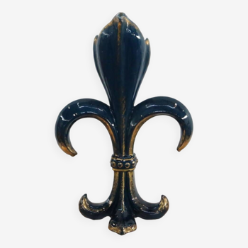 Fleur de Lys vase, in the style of Maison Massier