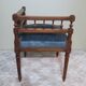 Fauteuil d'angle de style Louis XV assise velours