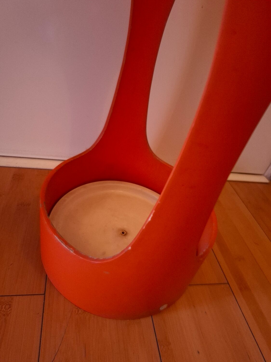 Vintage 70's wooden umbrella stand