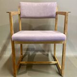 Duo of "Scandinavian Design" armchairs 1960.