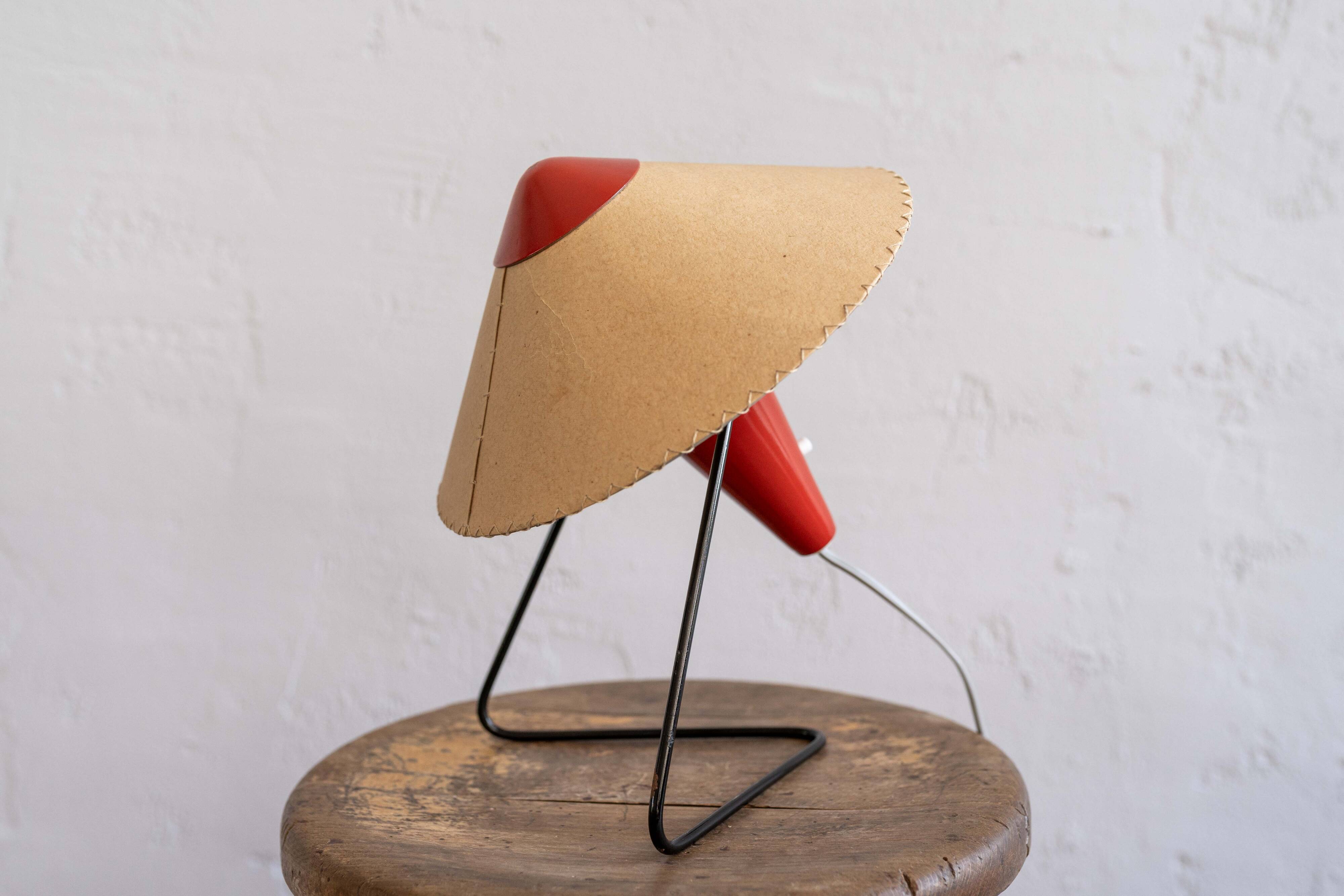 Mid Century Czech Table Lamp by Helena Frantova for Okolo, 1950s