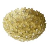 Early 21st Century Gold-Flowers Murano Glass Flush Mount