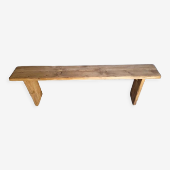 Banc bois massif patiné 160cm