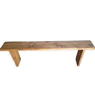 Banc bois massif patiné 160cm