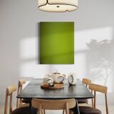 Abstract Monochrome anise green 100x81 cm