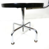 Architects chair with tubular steel frame, height adjustable