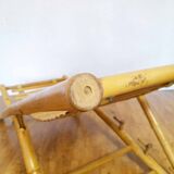 Vintage bamboo deckchair