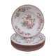 6 hollow plates Sarreguemines décor Minton