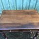 Vintage oak desk table with 2 drawers