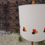 Lampadaire en pin scandinave du milieu du siècle par Temde, années 1960