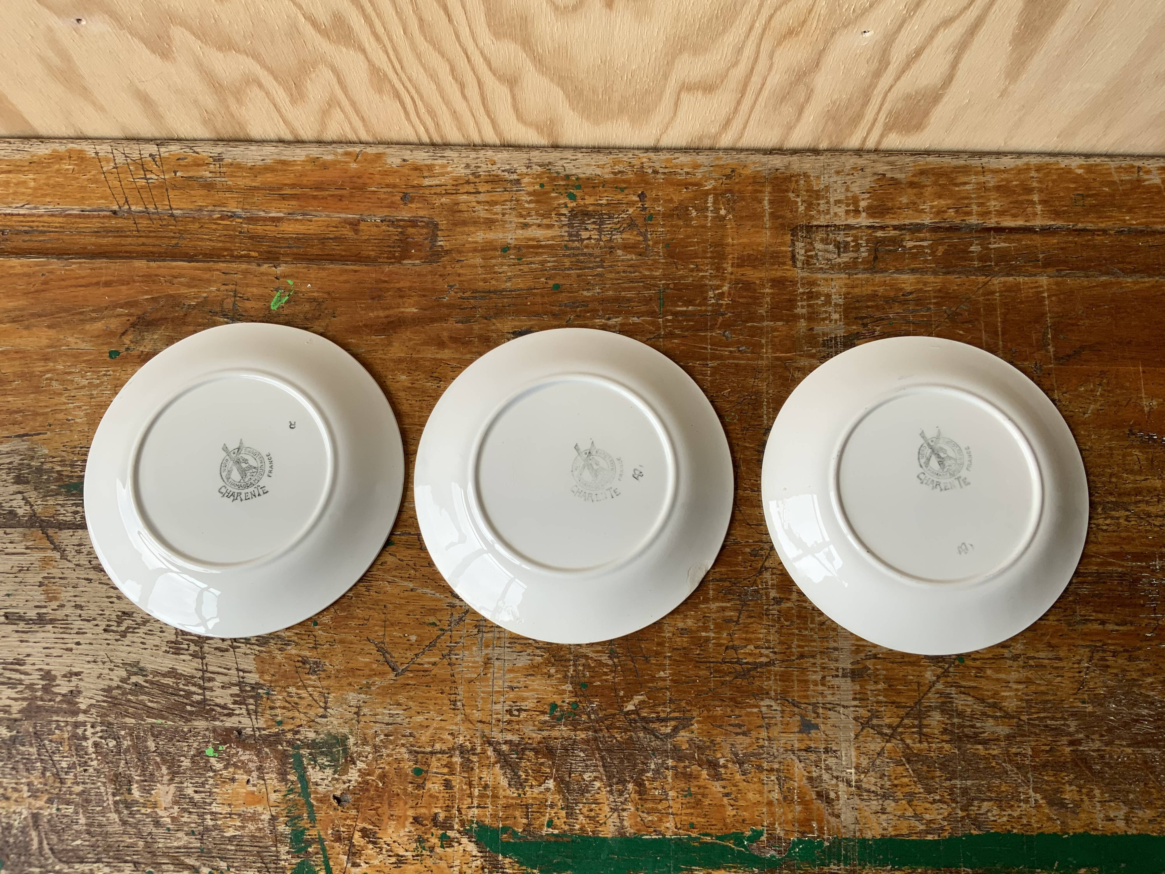 Trio of wolf mill plates