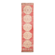 Turkish Red & Cream Oriental Vintage Runner Ruıg, 87x379Cm