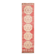 Turkish Red & Cream Oriental Vintage Runner Ruıg, 87x379Cm