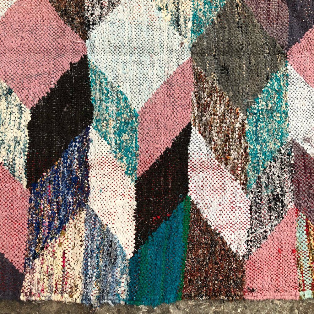 Kilim boucherouite 104 x 197 cm