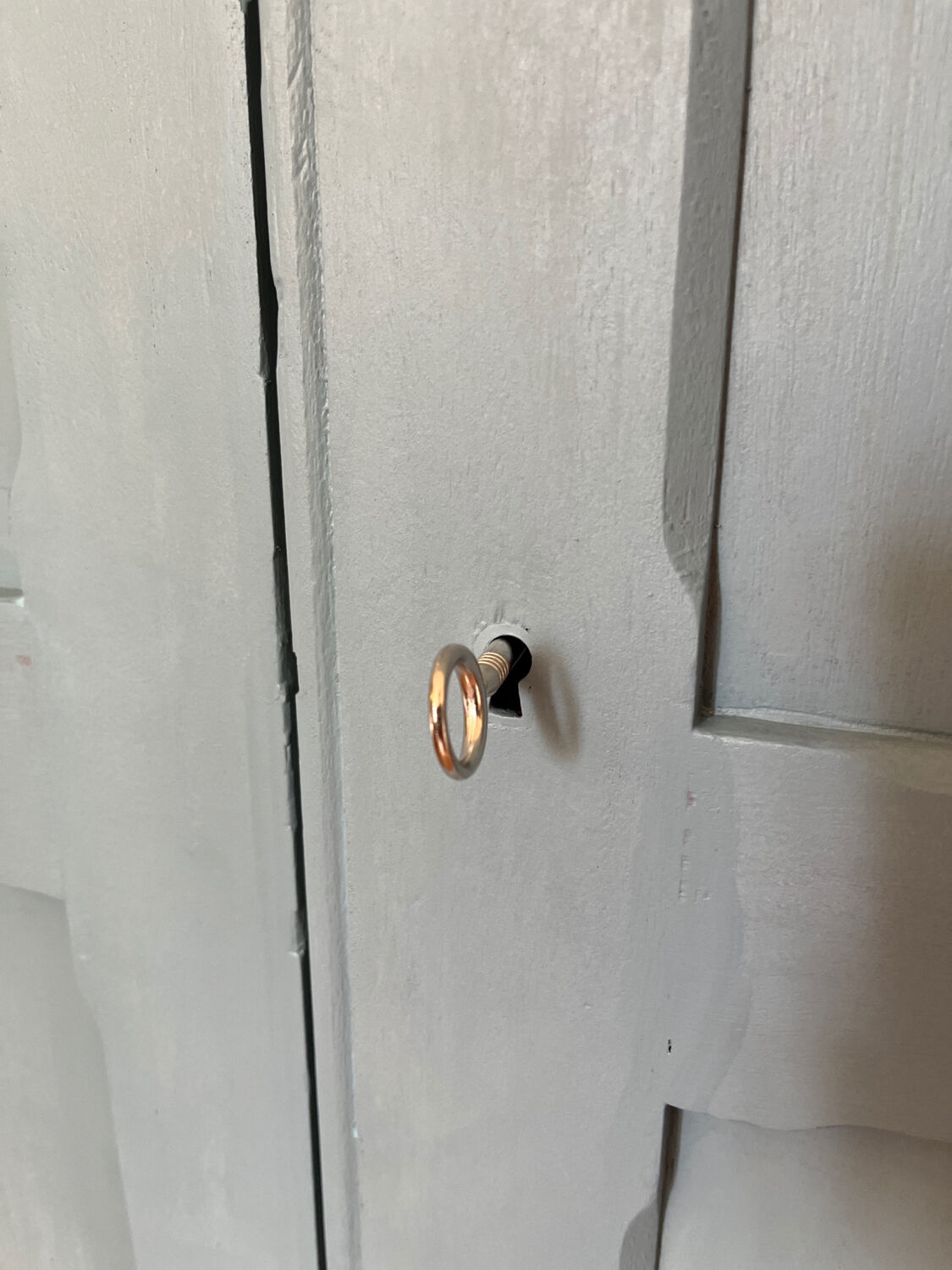 Parisian cabinet galvanizing blue