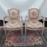 Lot of Louis XVI style armchairs
