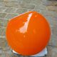 Glass globe hanging lamp 1970
